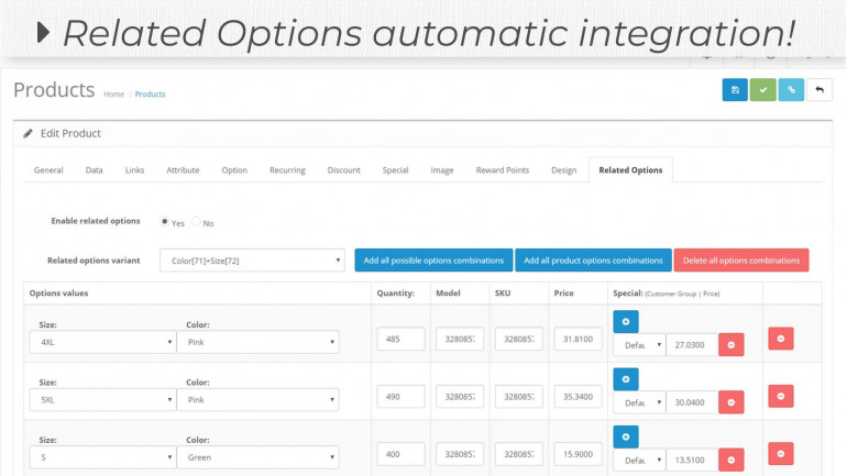 Option Combinations Extension for MultiScraper Pro