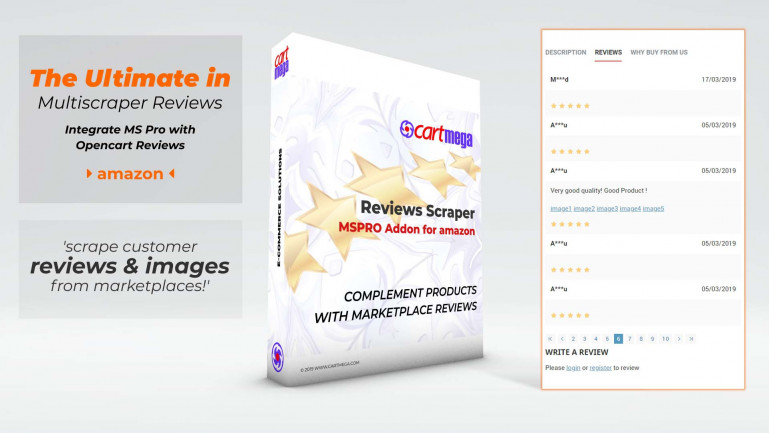 Reviews Extension (Amazon) for MultiScraper Pro