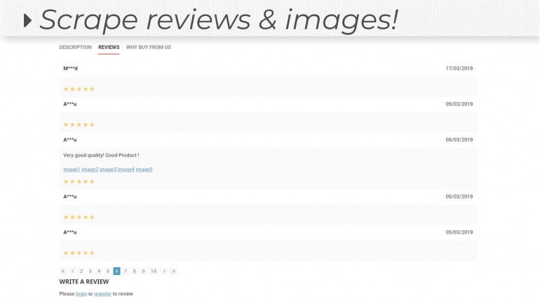 Reviews Extension (Amazon) for MultiScraper Pro