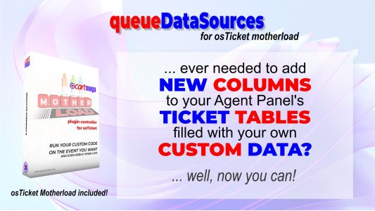 queueDataSources for osTicket queueDataSources for osTicket