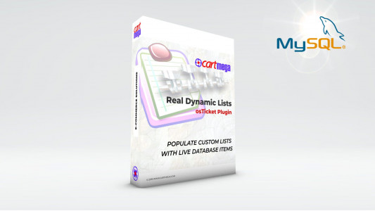 Real Dynamic Lists MySQL for osTicket