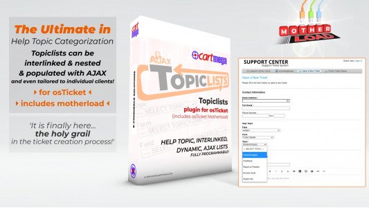 Topiclists for osTicket Topiclists for osTicket
